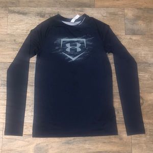 Boys Under Armor Life Bag Sleeve Shirt